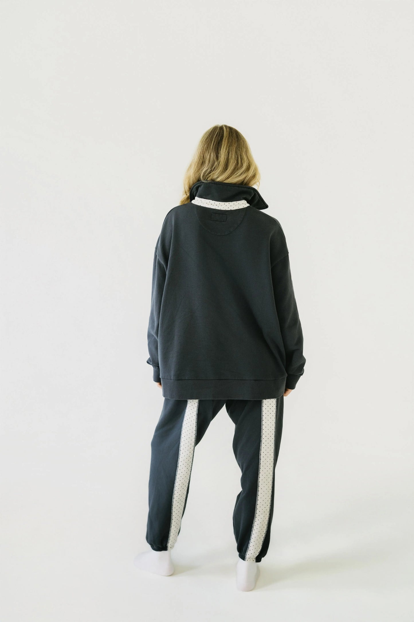 Oversized Polo Sweatshirt SHE TOOK MY