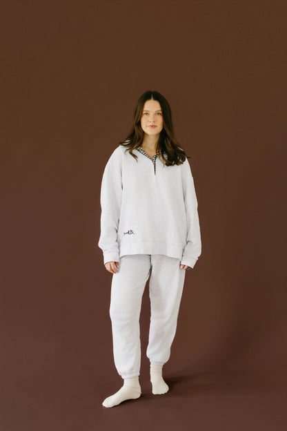 Oversized Polo Sweatshirt SHE TOOK MY