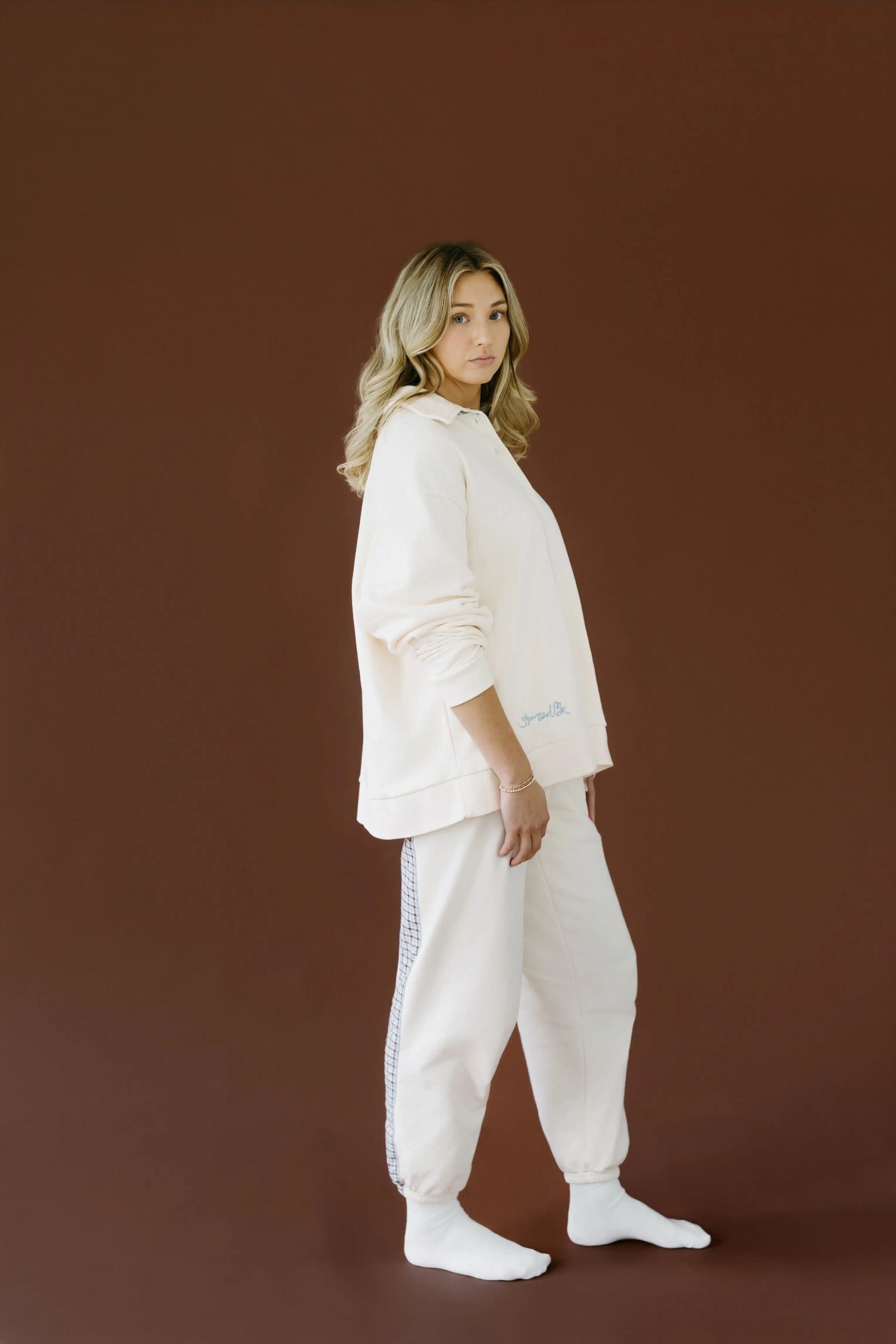 Oversized Polo Sweatshirt SHE TOOK MY