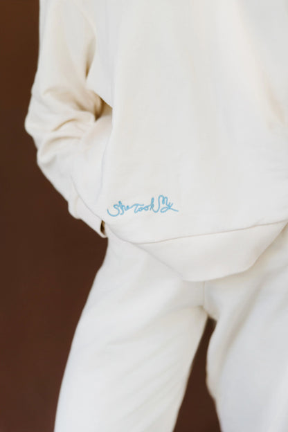 Oversized Polo Sweatshirt SHE TOOK MY