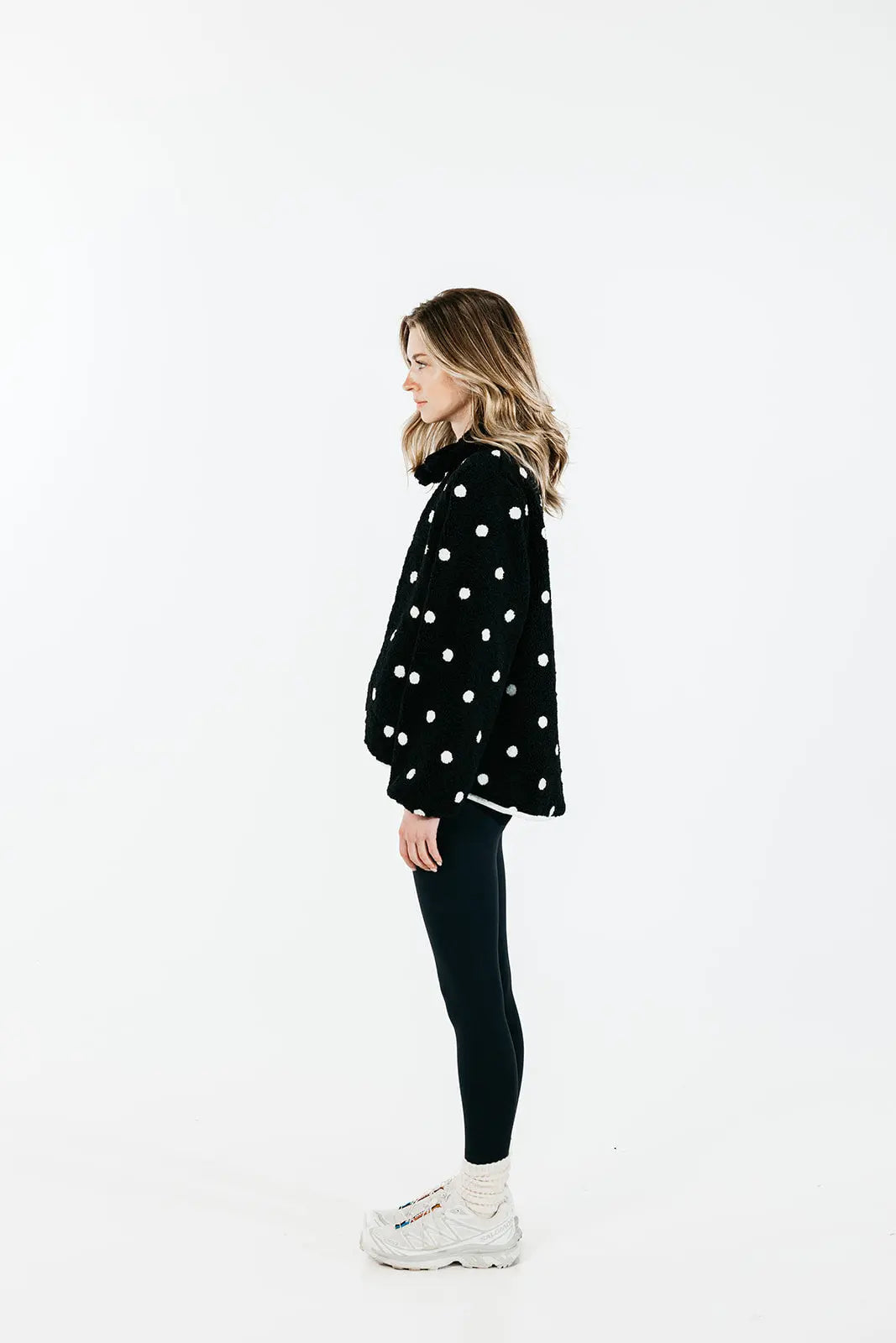 Polka Dot Sherpa Jacket SHE TOOK MY