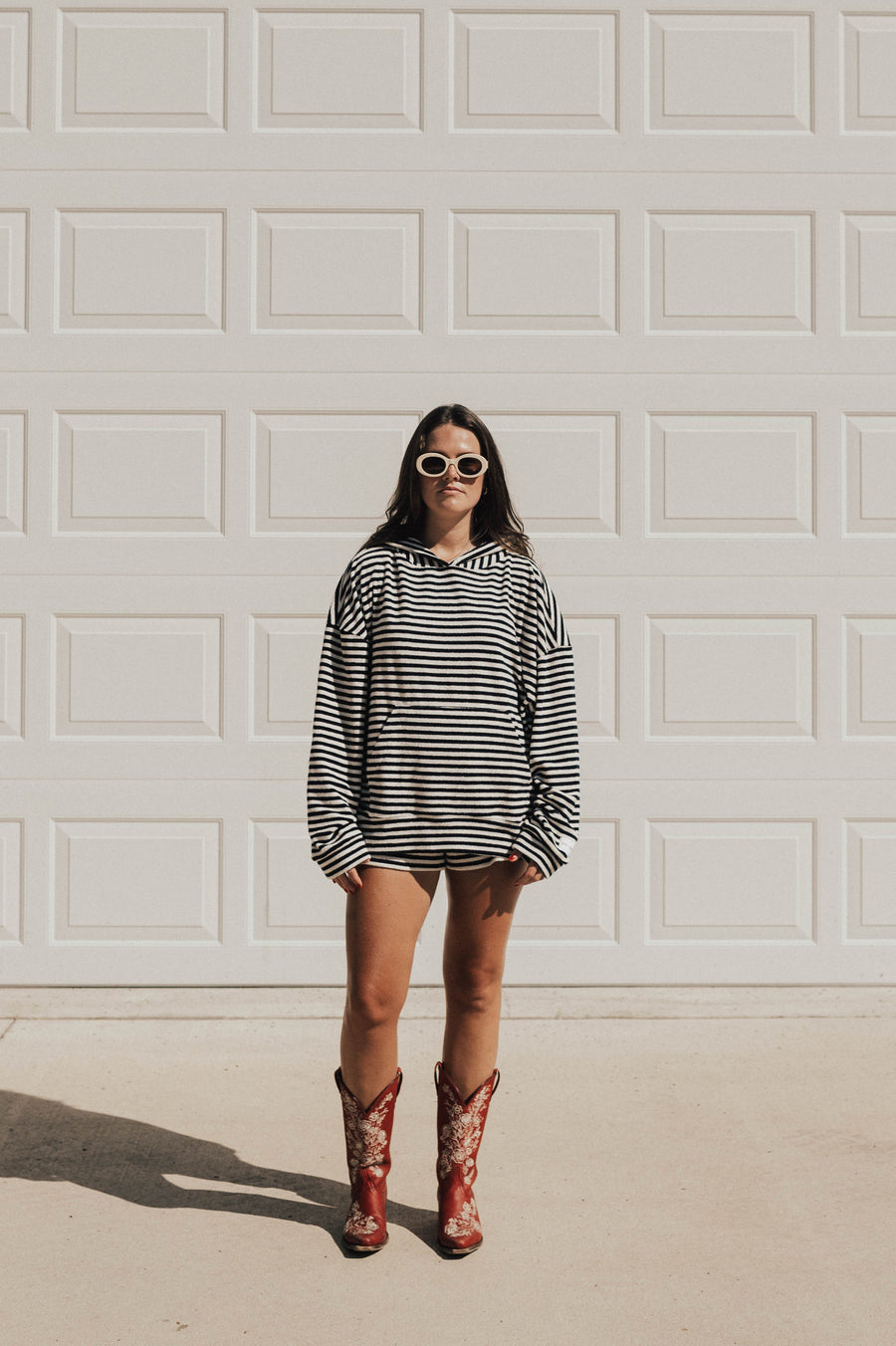 Oversized Hoodie - Backseat Blue