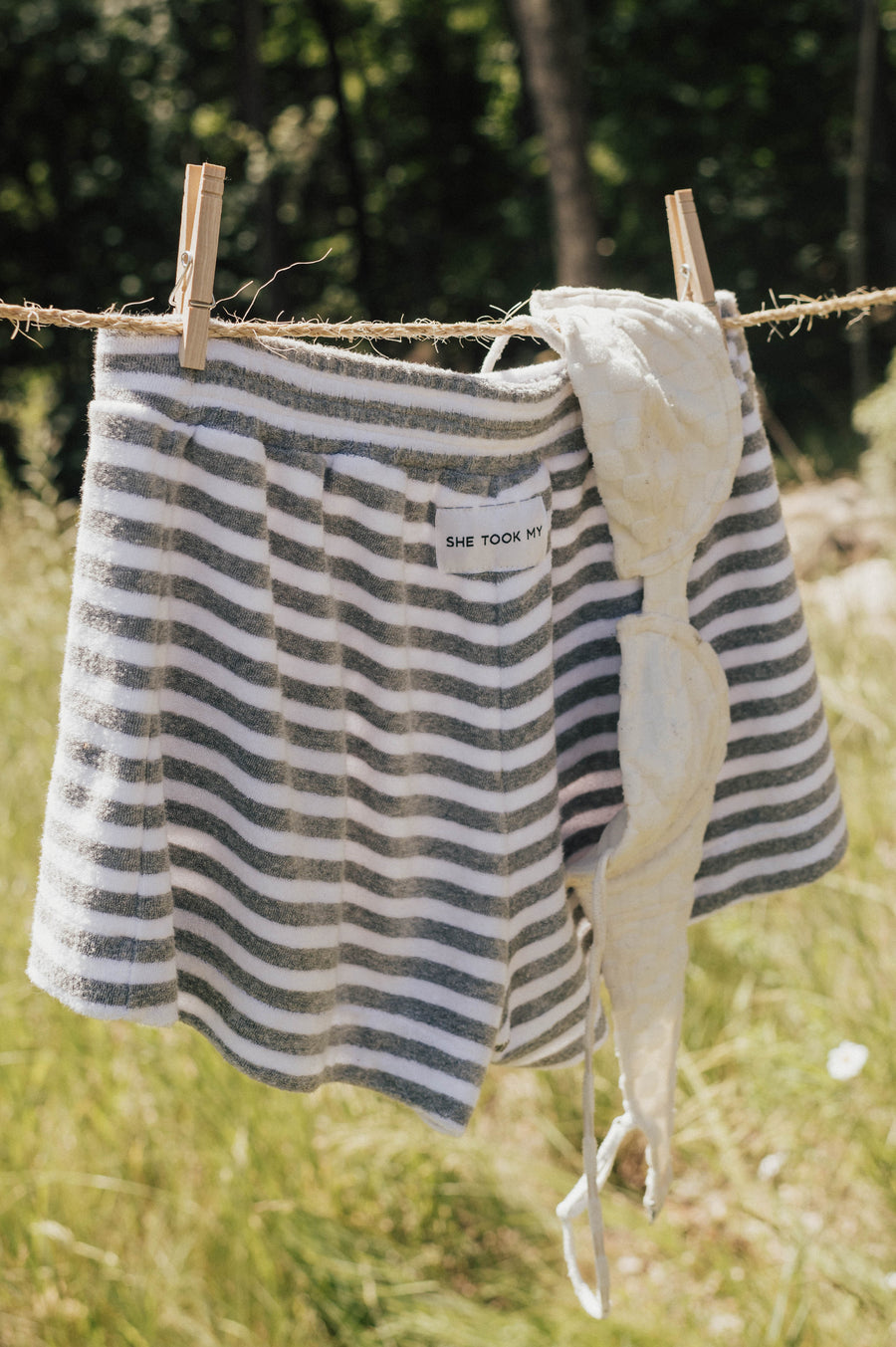 Vintage Inspired Mini Short -Smoke Show