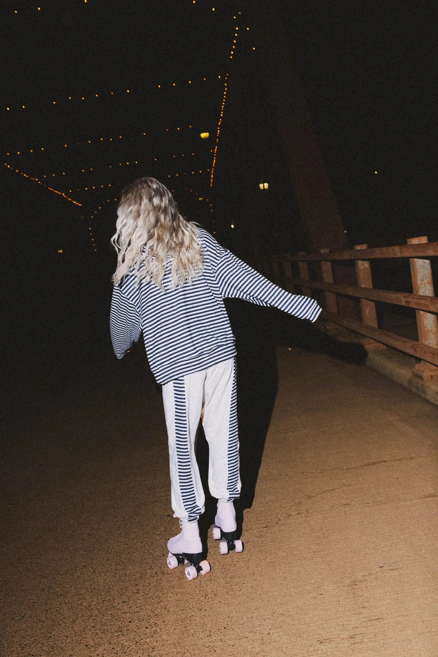 Cream Joggers SHE TOOK MY