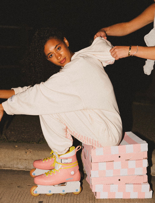 Oversized Cream Hoodie