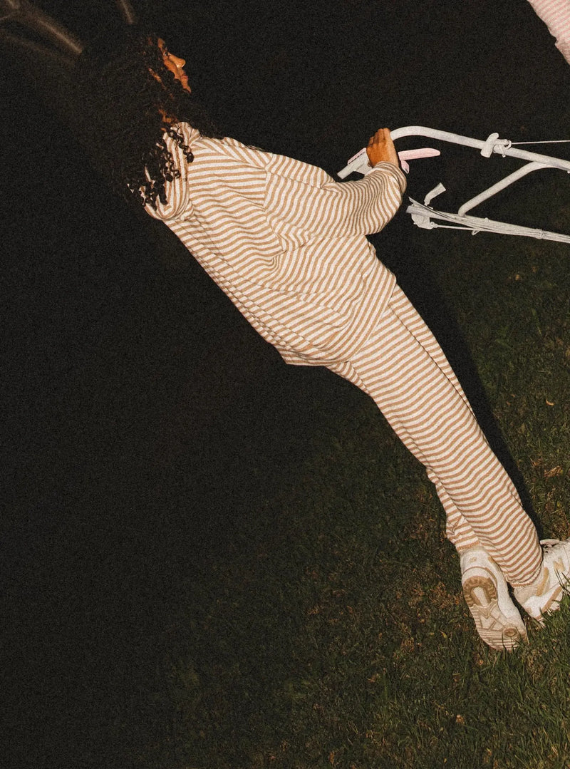 Striped Jogger SHE TOOK MY