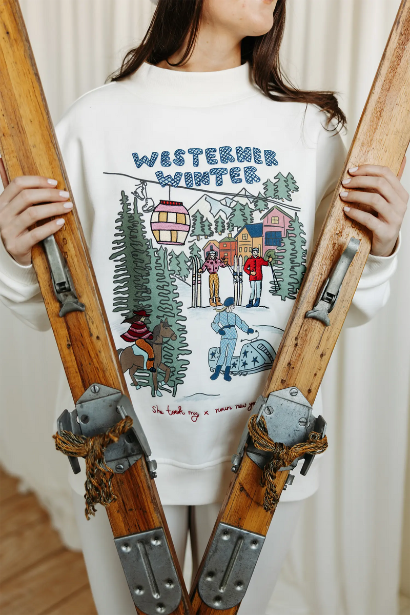 WESTERNER WINTER Mock Neck SHE TOOK MY